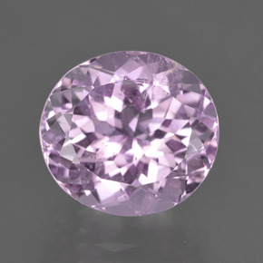 Kunzite Rose pourpre royal naturelle Coupe ovale, 8.72 ct, VS-SI