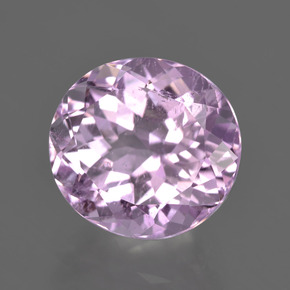 Kunzite Rose pourpre royal naturelle Coupe ovale, 8.72 ct, VS-SI