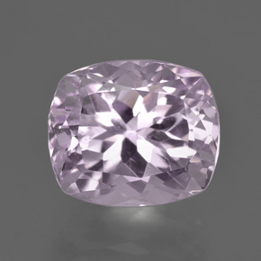 Kunzite Rose naturelle Coupe coussin, 9.02 ct, VS