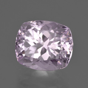 Kunzite Rose naturelle Coupe coussin, 9.02 ct, VS