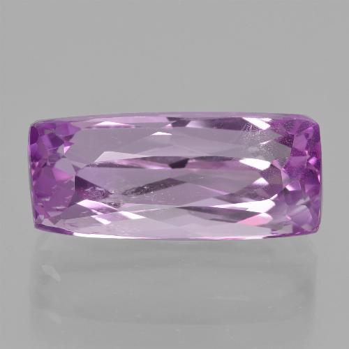 Kunzite pourpre naturelle coupe coussin, 8,42 ct, VS