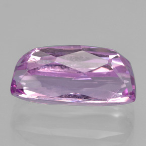 Kunzite pourpre naturelle coupe coussin, 8,42 ct, VS