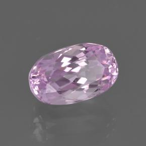 Kunzite rose naturelle coupe ovale, 3,67 ct, VVS-VS