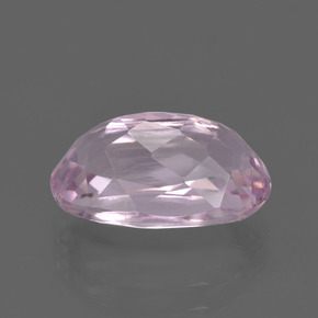 Kunzite rose naturelle coupe ovale, 4,58 ct, VS