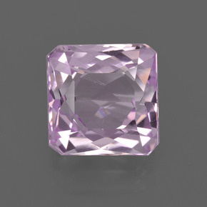 Kunzite rose naturelle taille émeraude, 5,45 ct, VVS-VS