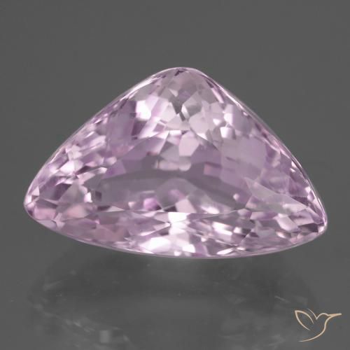 Kunzite rose naturelle trillion, 14,85 ct, VVS