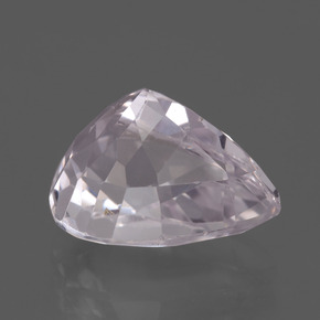 Kunzite rose naturelle en forme de poire, 6,25 ct, VS