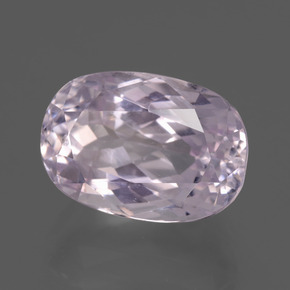 Kunzite Rose naturelle Coupe ovale, 7.26 ct, VVS