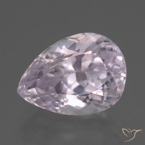 11.53ct Naturel Ton rose très clair Kunzite, En forme de poire, VS