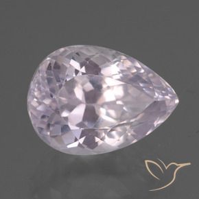 Kunzite Ton rose très clair naturelle En forme de poire, 11.53 ct, VS