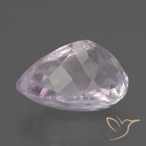 Kunzite Ton rose très clair naturelle En forme de poire, 11.53 ct, VS