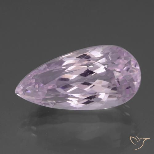 Kunzite Ton rose très clair naturelle En forme de poire, 21.74 ct, VS