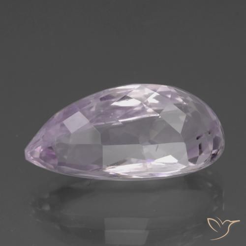 Kunzite Ton rose très clair naturelle En forme de poire, 21.74 ct, VS