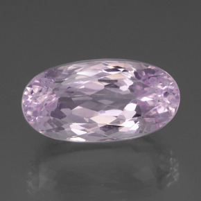 Kunzite Rose naturelle Coupe ovale, 22.39 ct, VVS