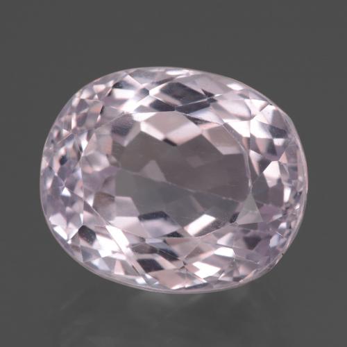 Kunzite rose naturelle coupe ovale, 14,22 ct, VS