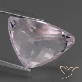 Kunzite Ton rose très clair naturelle Trillion, 15.92 ct, VS