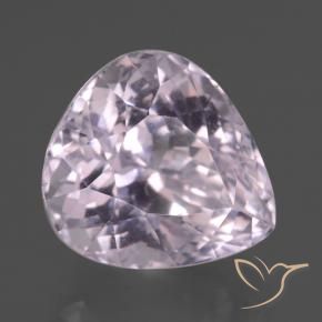 Kunzite rose naturelle en forme de poire, 16,18 ct, VVS