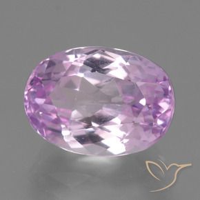 Kunzite Rose moyen naturelle ovale, 7.57 ct, VVS