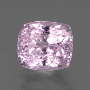 Kunzite rose naturelle coupe coussin, 7,16 ct, VVS-VS