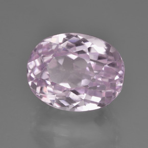 Kunzite Rose naturelle Coupe ovale, 10.79 ct, VVS-VS
