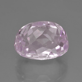 Kunzite Rose naturelle Coupe ovale, 10.79 ct, VVS-VS