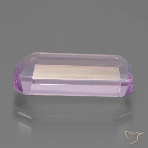 Kunzite Violet Rosâtre naturelle Octogone / coupe Émeraude, 5.87 ct, VS