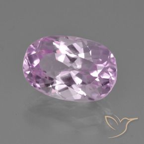 Kunzite Lilas léger naturelle ovale, 5.43 ct, VVS-VS