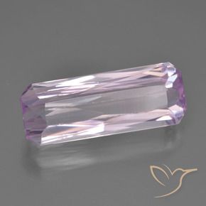 Kunzite Pourpre très clair naturelle Octogone / coupe Émeraude, 7.12 ct, VS