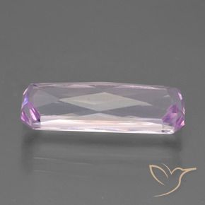 Kunzite Pourpre très clair naturelle Octogone / coupe Émeraude, 7.12 ct, VS