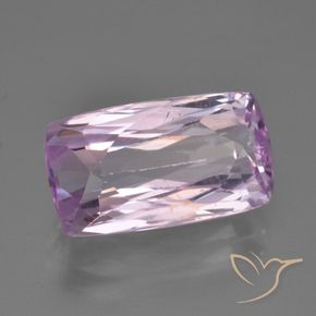 Kunzite Violet clair naturelle Coussin, 6.61 ct, VS