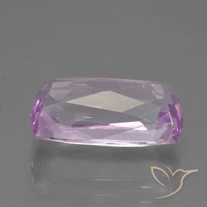 Kunzite Violet clair naturelle Coussin, 6.61 ct, VS