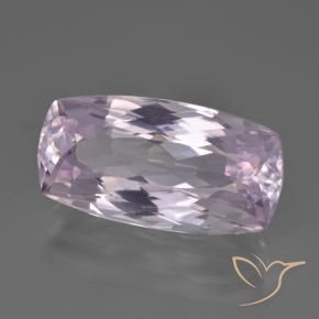 Kunzite Pourpre très clair naturelle Coussin, 12.48 ct, VVS-VS
