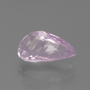 Kunzite rose naturelle en forme de poire, 4,57 ct, VVS-VS