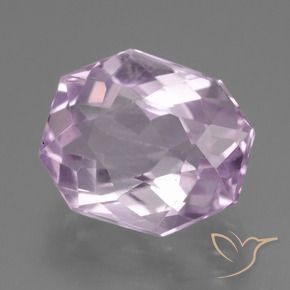 Kunzite Violet lilas très clair naturelle Octogone / coupe Émeraude, 10.15 ct, VS