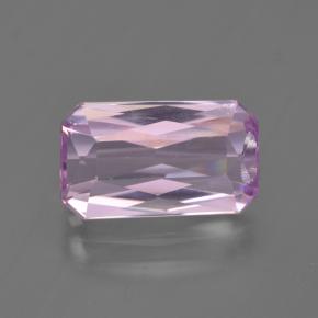 Kunzite Rose naturelle Taille émeraude, 3.64 ct, VS