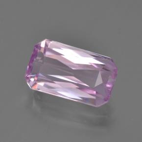 Kunzite Rose naturelle Taille émeraude, 3.64 ct, VS