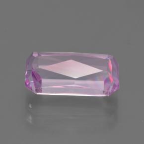 Kunzite Rose naturelle Taille émeraude, 3.64 ct, VS
