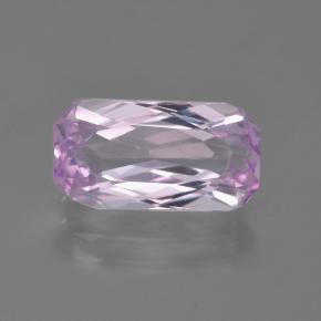 Kunzite rose naturelle taille émeraude, 3,13 ct, VS