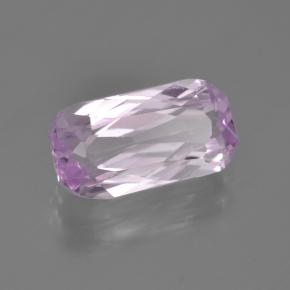 Kunzite rose naturelle taille émeraude, 3,13 ct, VS