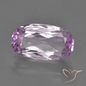 Kunzite Violet lilas très clair naturelle Coupe ovale, 7.80 ct, VVS-VS