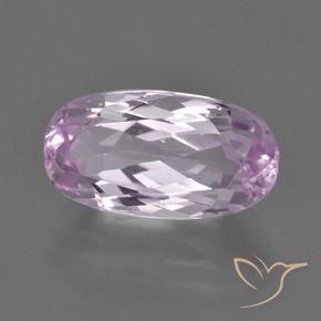 Kunzite Pourpre rosâtre léger naturelle ovale, 6.95 ct, VS