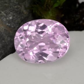 Kunzite Rose naturelle Coupe ovale, 4.83 ct, VVS-VS