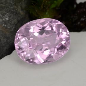 Kunzite Rose naturelle Coupe ovale, 4.83 ct, VVS-VS
