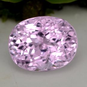 Kunzite rose naturelle coupe ovale, 5,49 ct, VS-SI