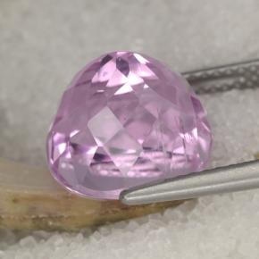 Kunzite rose naturelle coupe ovale, 8,19 ct, VS
