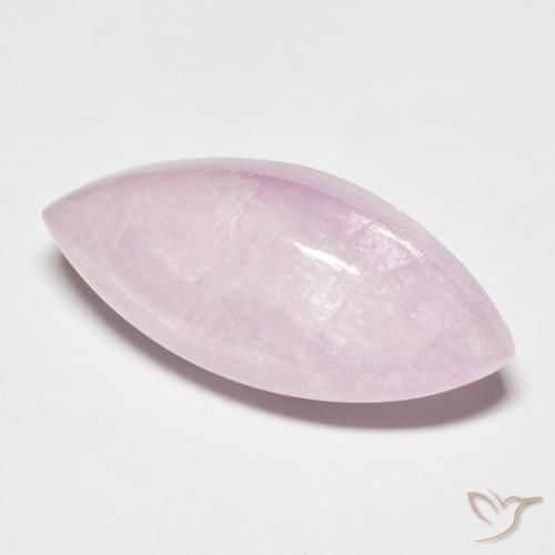 Kunzite Rose pourpre royal naturelle Marquise, 18.45 ct, Translucide