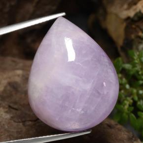 Kunzite rose naturelle en forme de poire, 36,34 ct, translucide