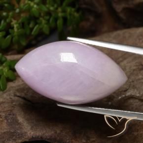 Kunzite Rose Pourpre naturelle Marquise, 39.37 ct, Translucide