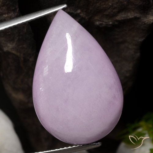 26.27ct Naturel Rose moyen-léger Kunzite, En forme de poire, Translucide