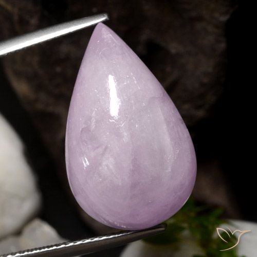 18.29ct Naturel Rose moyen-léger Kunzite, En forme de poire, Translucide